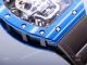 Replica Richard Mille Skull Blue Bezel RM 52-01 Watch With True Tourbillon For Men (5)_th.jpg